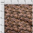 thumbnail image 2 of oneOone Cotton Poplin Twill Rust Brown Fabric Abstract Sewing Craft Projects Fabric Prints By Yard 56 Inch Wide, 2 of 4