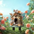 thumbnail image 2 of (2-Pack) Kcodviy Cute Bird Garden Stake Acrylic Flat Design Yard Art Feature Theme Ornament, 2 of 6