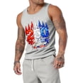 thumbnail image 2 of GrmtClth 250 Years Usa Tank Top for Men Independence Day American Flag Pattern T-Shirts Summer Sleeveless Top Trend 1776-2026 Print Shirts White 3XL, 2 of 6