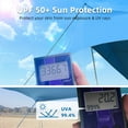 thumbnail image 4 of Easierhike 10'x10' Beach Tent Sun Shelter, UPF 50+ Windproof Beach Canopy for 8-10 People, Portable with Carry Bag, Easy Setup for Outdoor, Royal Blue, 4 of 8