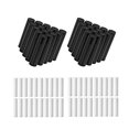 thumbnail image 1 of UPOUART 50pcs Empty Tubes Plastic Lip Pomade Storage Containers White Black For Diy Crafting, 1 of 8