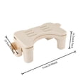 thumbnail image 3 of Openpig Repose-Pieds Réglable, Repose-Pieds de Bureau à Hauteur Réglable à 6 Modes, Repose-Pieds de Siège de Toilette avec Rouleaux de Massage et Redémarrage à une Pression, Convient à Plusieurs Réglages, 3 of 7