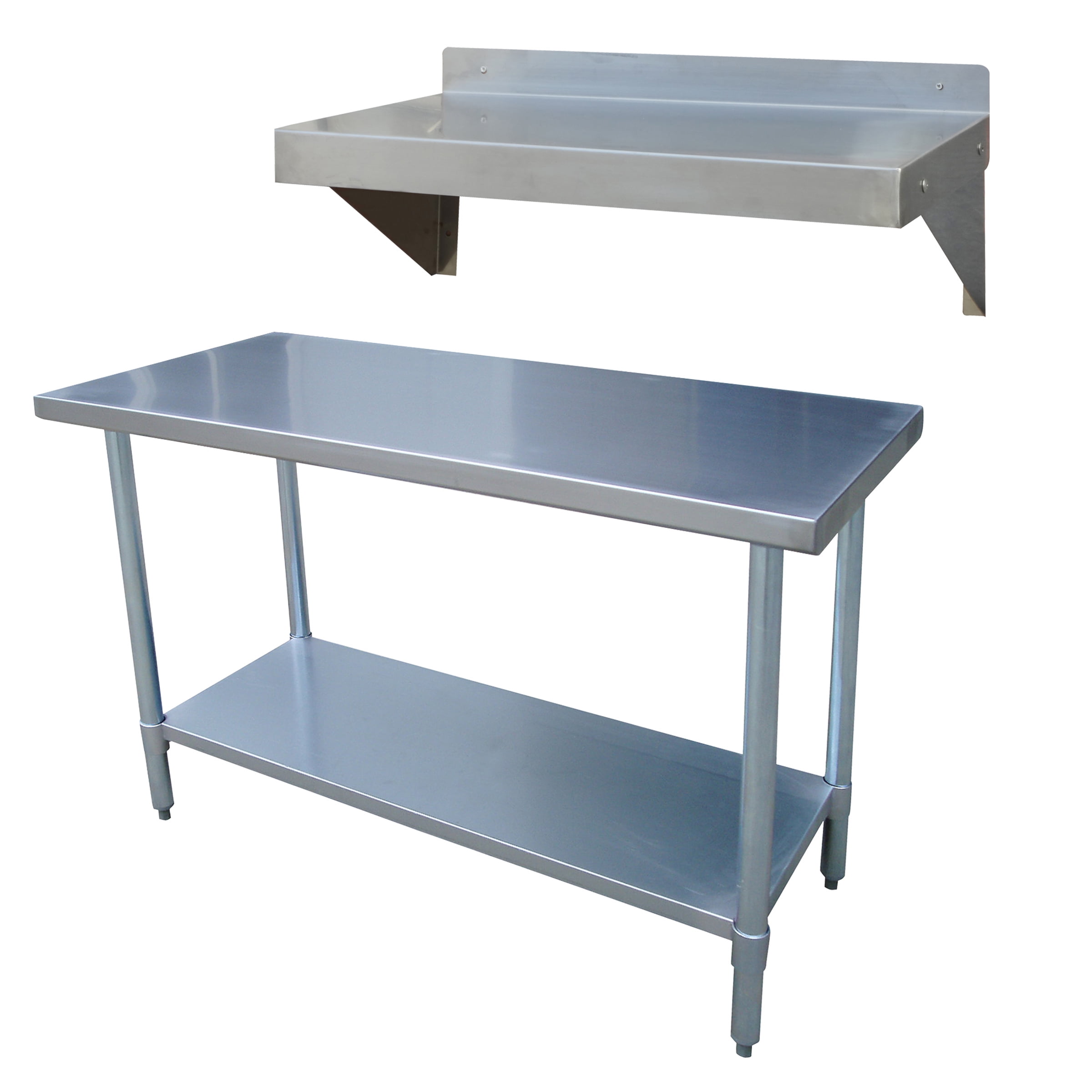 Sportsman Series Stainless Steel Table and Shelf Set