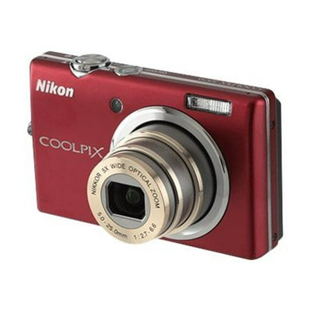 Nikon Coolpix S570 - Digital camera - compact - 12.0 MP - 5x optical zoom - red