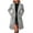 Gray, variant on Womens Long Wool Coats Fall Winter Trench Coat Peacoat Dress Jackets Yellow XL(XL)