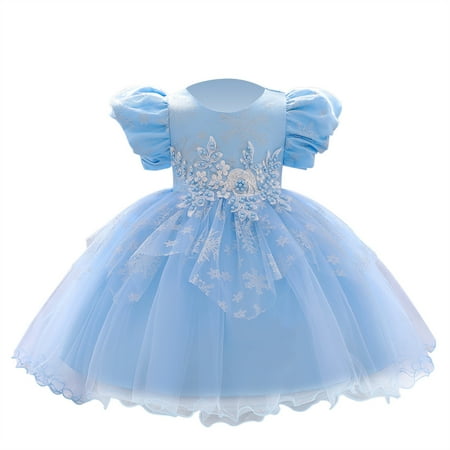 

LOEL Toddler Girls Princess Dress Girls Tulle Birthday Wedding Party Dresses 12M-6T