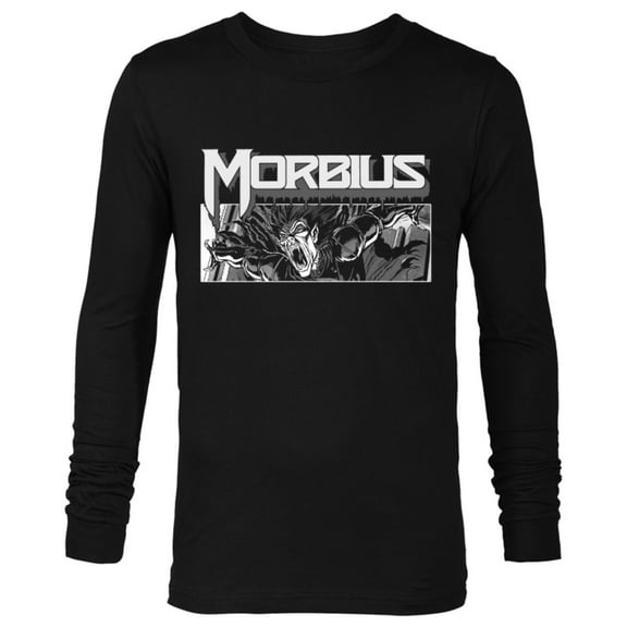Marvel Morbius Retro Comic 90s - Long Sleeve T-Shirt for Men - Customized-Black