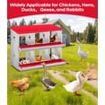 thumbnail image 2 of Yeshouse Nido para gallinas de 6, 8 y 10 agujeros, de acero galvanizado inoxidable, para gallinas, fácil de recoger y limpiar, 2 of 7