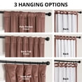 thumbnail image 4 of HPD Half Price Drapes Wild Rose Heritage Plush Velvet Room Darkening Curtains for Bedroom & Living Room Curtains (1 Panel), Window Curtains 120 inches long, Rod Pocket Curtains & Drapes, 50W X 120L, 4 of 8
