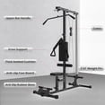 thumbnail image 2 of Bingirl LAT Wall - Mounted Pull - down Machine: 400 lbs Dual Pulley System, 20 Height Adjustments for Full - Body Home Gym Workout, 2 of 9