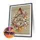 thumbnail image 3 of Cuadros Decorativos Guirnalda de algodón con pintura de diamantes imagen de taladro redondo completo con dibujo de diamantes de imitación JShteea Nuevos Originales, 3 of 9
