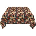 thumbnail image 4 of Square Tablecloth 60 x 60 Inch, Vintage Floral Tablecloth Square Water Resistant Tablecloth Decorative Tablecloths for Restaurant, Picnic, Indoor and Outdoor Dining, 4 of 8