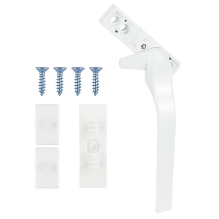 

VOSAREA Plastic Steel Door and Window Handle Portable External Flat Window Handle Lock 7-word Single-point Metal Window Buckle (Right Handle)