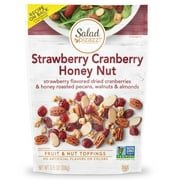 Salad Pizazz! Strawberry Cranberry Honey Nut Fruit & Nut Topping, 3.5 oz Bag
