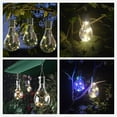 thumbnail image 5 of Outdoor Colorful Solar Powered LED Light Bulb Party Garden Yard Hanging Lamp, 5 of 7