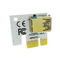 thumbnail image 3 of Adaptador PCI para Minería PCIe 1X A 16X Tarjeta Extensora Gráfica Blanco, 3 of 9