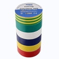 thumbnail image 2 of Construct Pro 3/4in x 30ft UL-Listed Electrical Tape, 6 Pack (Multi-Color), 2 of 3