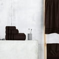 thumbnail image 3 of GLAMBURG Ultra Soft 6 Pack Cotton Towel Set, Contains 2 Bath Towels 28x55 inch, 2 Hand Towels 16x24 inch & 2 Wash Coths 12x12 inch, Ideal for Everyday use, Compact & Lightweight - Chocolate Brown, 3 of 5