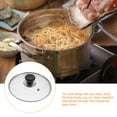 Household Pot Glass Lid Cookware Glass Cover Replacement Pot Lid