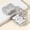 translucent white, variant on Medicine Box Cutter, Medicine Grinder, Large Capacity 1/2 Mini Portable Small Pill Packaging and Storage Box