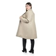 thumbnail image 3 of Abrigo largo de cuello Mao Roman Fashion /Tallas Extras, 3011 (Beige) beige 36, 3 of 6