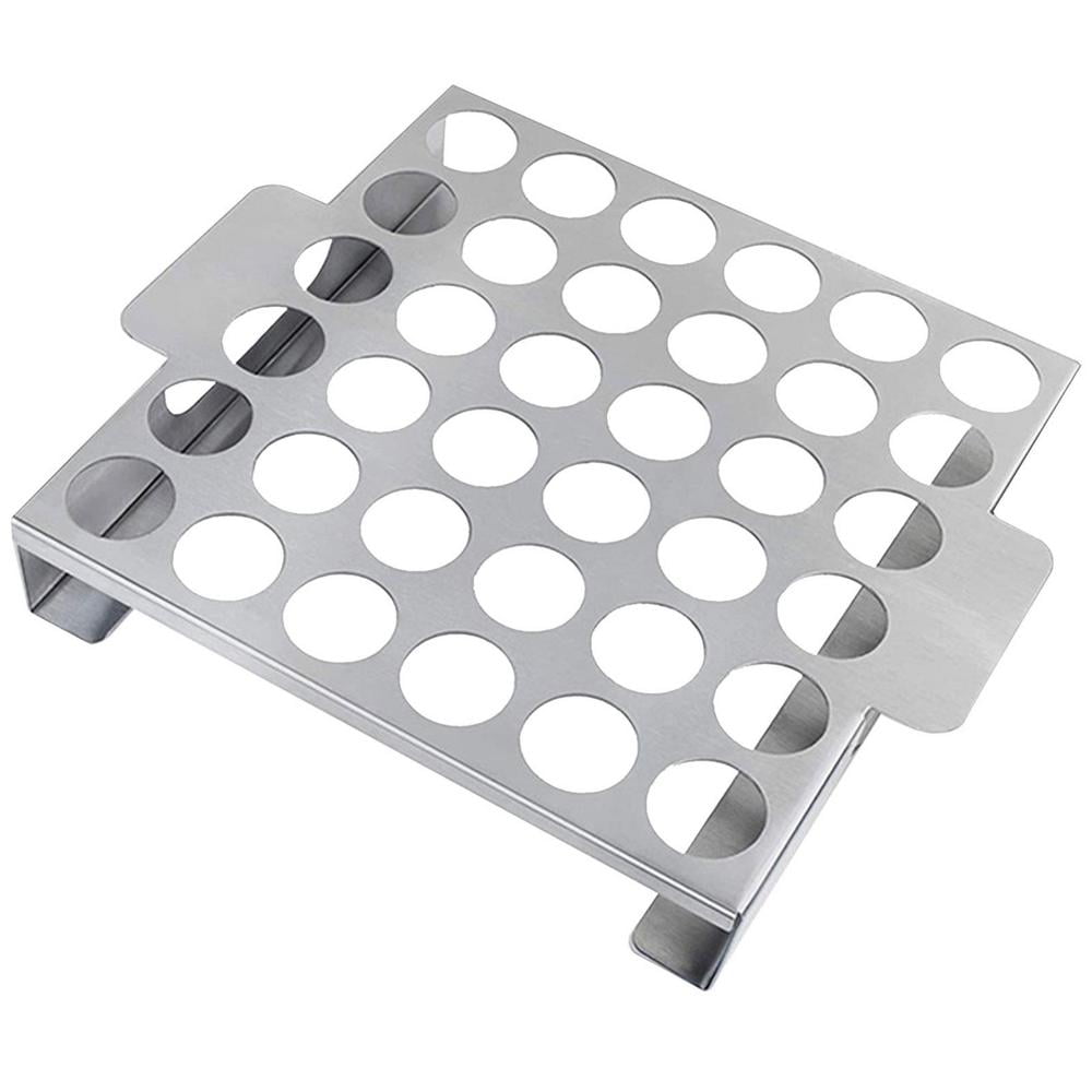 Pepper Grill Rack Barbeque Grill for Camping BBQ Holder for Grill, 36 Holes Pepper Rack