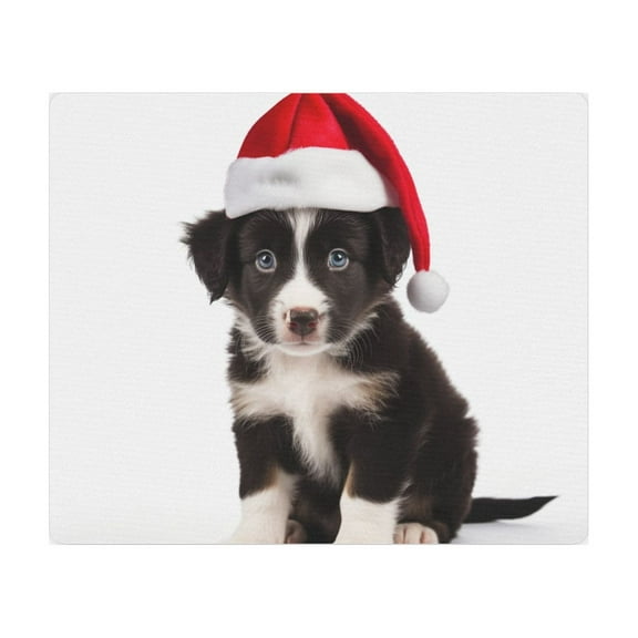 DistinctInk Mouse Pad - 1/4" Foam Rubber - Border Collie Puppy