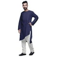 thumbnail image 4 of Atasi Mens Kurta Shirt Solid Engagement Clothing Long Sleeve KurtaÂ&nbsp;ForÂ&nbsp;Boys, 4 of 5