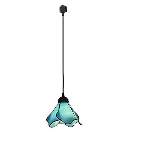 KIVEN Track Lighting Mini Antique Bronze Hanging Lamp,1-Light Bulb not Included