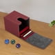 thumbnail image 1 of Card Deck Box, Card Deck Storage Box, Premium PU Leather Gaming Card Holder, Puede contener más de 100 tarjetas, Trading Card Deck Case para tarjeta Marrón Baoblaze Estuche de baraja de cartas coleccionables, 1 of 8