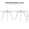 thumbnail image 2 of Mesa de Comedor Frankfurt Mundo In Circular de Nogal 100 cm Mundo In Mesa Estilo Frankfurt, 2 of 7