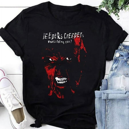 

2007139 CIENSON 100% cotton Jeepers Creepers What s Eating You T-Shirt Horror Jeepers Creepers Shirt Jeepers Creepers Vintage Shirt Jeepers Creepers Halloween Shirt