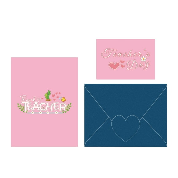 Lasers Cut Greeting Card Thank You Card Teachers Day Greeting Card Teachers Week Card