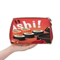 thumbnail image 4 of Gaeub Sushi Printed Travel Cosmetic Bag,Makeup Bag, Large Capacity Toiletry Bag for Women, Portable Pouch Make Up Organizer with Zipper and Divider, 4 of 8