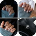 thumbnail image 3 of 1 Pce Bague Ongle en Strass Ajustable Bague Articulée Mode Bijou Doigt, 3 of 9