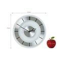 thumbnail image 3 of NEXTIME WALL CLOCK RETRO - METAL & CLEAR GLASS, 3 of 11
