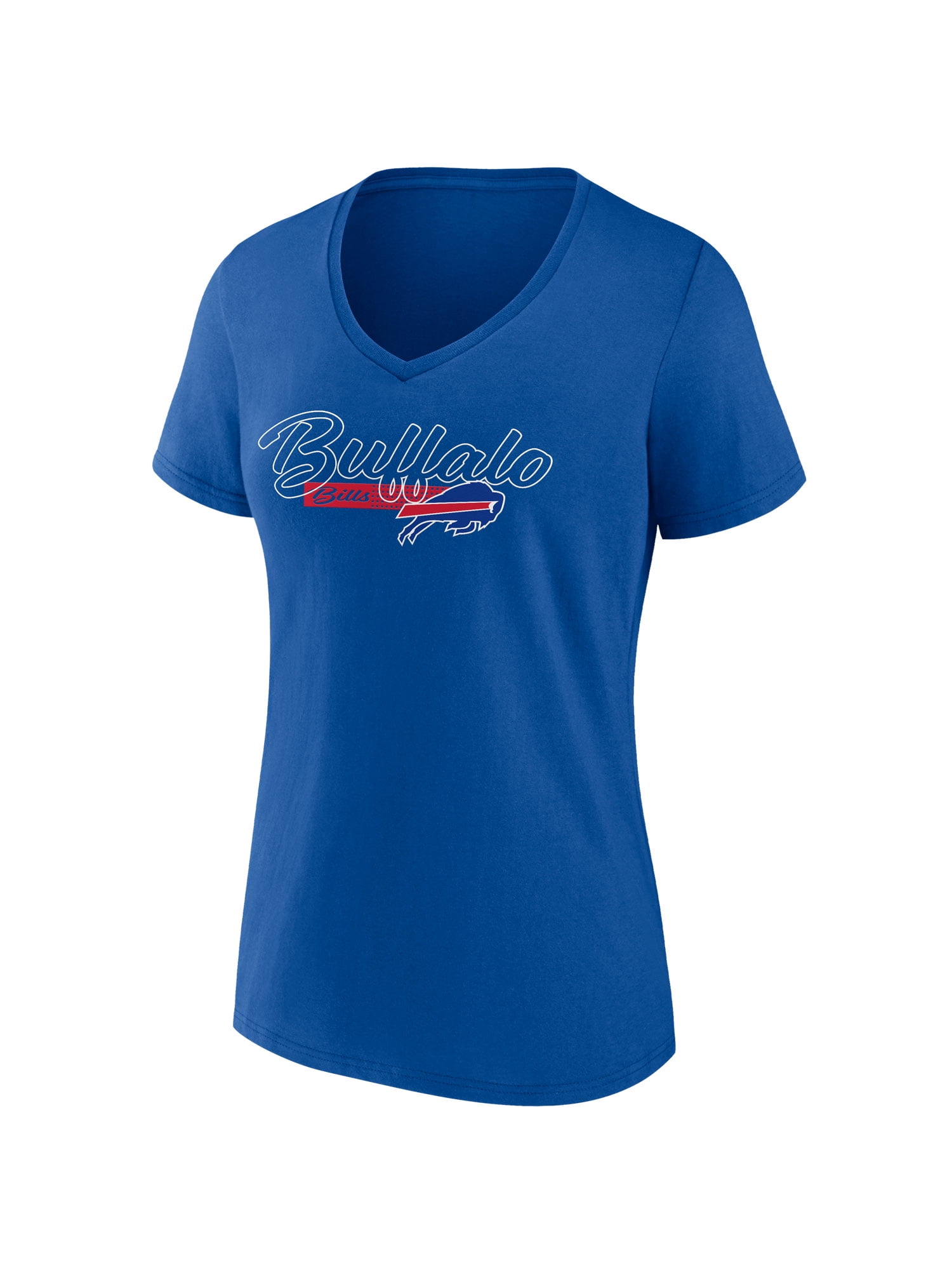 NFL Buffalo Bills Women's Cotton Blue Short Sleeve T-Shirt