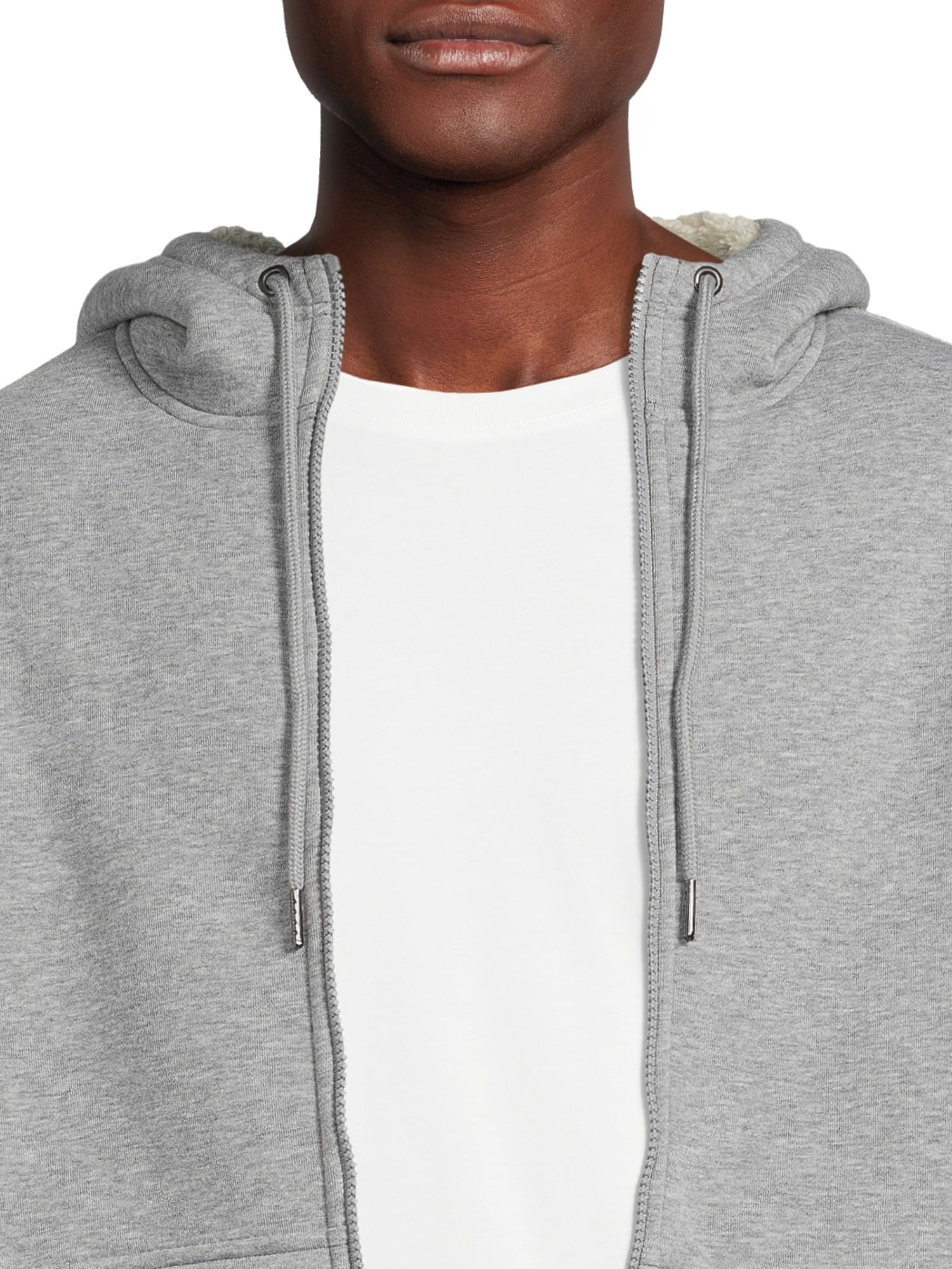 George Men's and Big Men's Faux Sherpa Fleece Jacket, up to Size 5XL