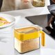 thumbnail image 1 of Caja de Condimentos para Cocina y Hogar con Juego de Tapas, Cuatro Tarros de Condimentos Acrílicos Integrados, Botella de Condimentos Sellada, Botella de Condimentos, 1 of 4