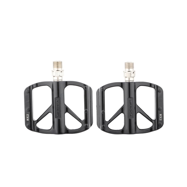 Sonducket 1 par de estribo resistente a los arañazos, estructura de rodamiento, plataforma plana CNC, Pedal de bicicleta ligero, piezas de Ciclismo Negro RX2Black(DU+Cojinete)