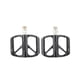 thumbnail image 1 of Sonducket 1 par de accesorios mejorados de Pedal de bicicleta, clavos de fijación de plataforma plana para bicicleta, pedales de Metal de Ciclismo Negro RX2Black(DU+Cojinete), 1 of 6