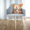 thumbnail image 3 of Happy Thanksgiving Bulldog Give Thanks Fall Beanie Scarf Welcome Pillow Cushion Double Sided Dog Lover Gifts Idea Throw Pillow - 00020, 3 of 4