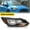 Right, variant on Kojem Right Halogen Headlights For 2012-2014 Ford Focus w/Bulbs Replace for FO2503298 Passager Side