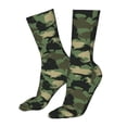 thumbnail image 5 of Goofa Camouflage Shark for 16in Socks, Funny Novelty Crazy Design Cotton Socks Sports Socks Knee High Socks For Men, Women,1Pairs - Gift For Working Friends, 5 of 7
