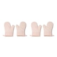 thumbnail image 1 of pitrice 1 Pair Microwave Glove BBQ Oven Resistant Kitchen Mittens Pink 2Set, 1 of 6