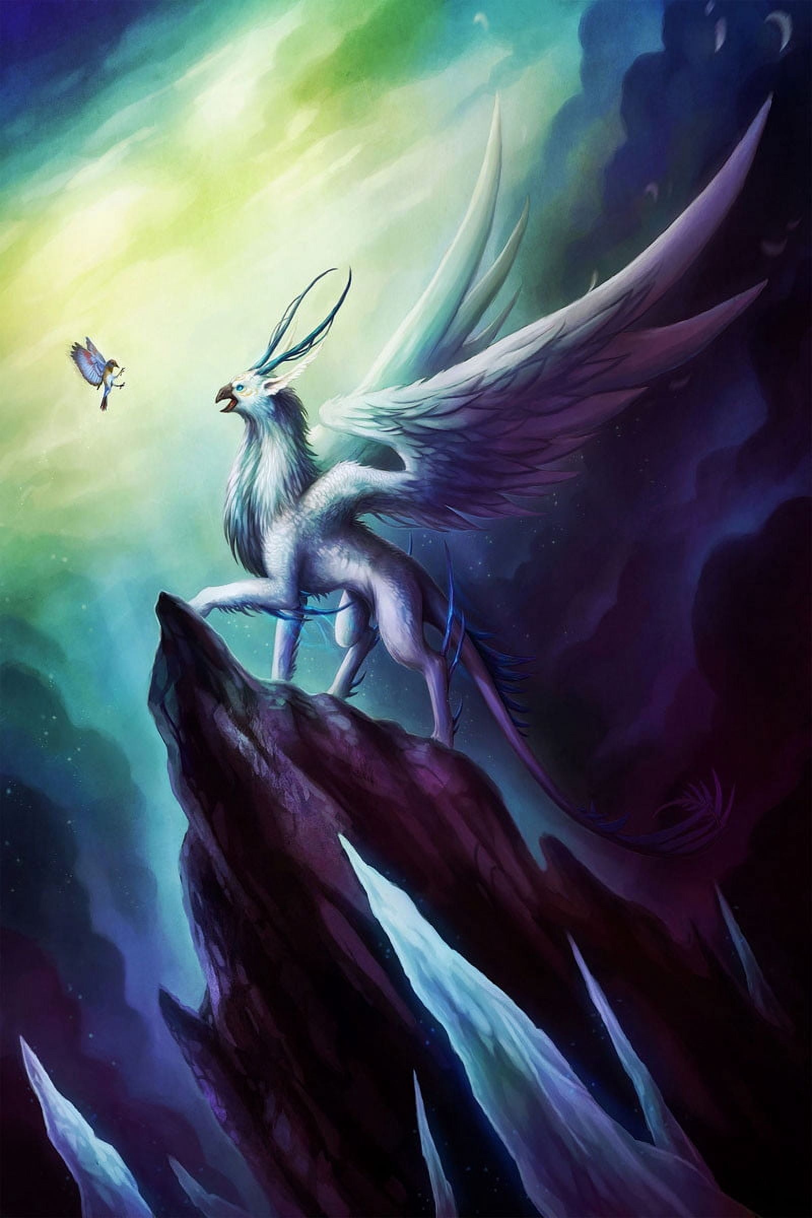 Marmont Hill "Gryphon" Painting Print on Canvas