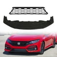 thumbnail image 2 of Front Lower Bumper Cover Grille For 2017-2019 10th-Gen Honda Civic Hatchback, 2 of 7
