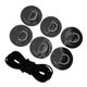 thumbnail image 3 of D-Ring Patch Elastic Bungee Rope Kit for Inflatable Kayak Canoe Surfboard SUP Boat Accessories (6-Pack, Gray), 3 of 4