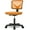 Orange 16.50 x 17.90 x 34.80 inch, variant on Alvantor Low-Back Mesh Office Chair with Lumbar Support, Armless Swivel Rolling Chair