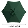 thumbnail image 6 of SDJMa 8.86 ft Round Patio Umbrella Replacement Canopy for 6 Ribs, UV Protection Waterproof Umbrella Replacement Top Cover for Outdoor Patio Garden Yard Lawn Pool Deck (Canopy Only), 6 of 8